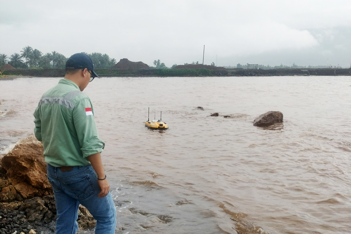 USV SatLab HydroBoat 990: Solusi Efektif Meningkatkan Akurasi Pemetaan Kedalaman Perairan di PT Vale Indonesia