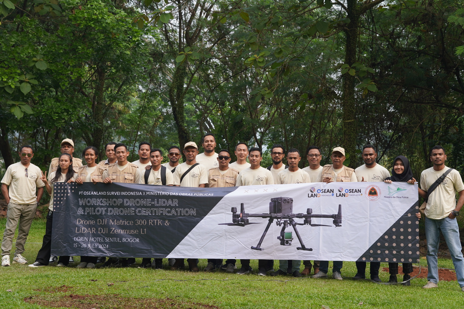 Workshop Drone LiDAR & Pilot Drone Certification for Ministerio Das Obras Publicas Republica Democratica de Timor Leste