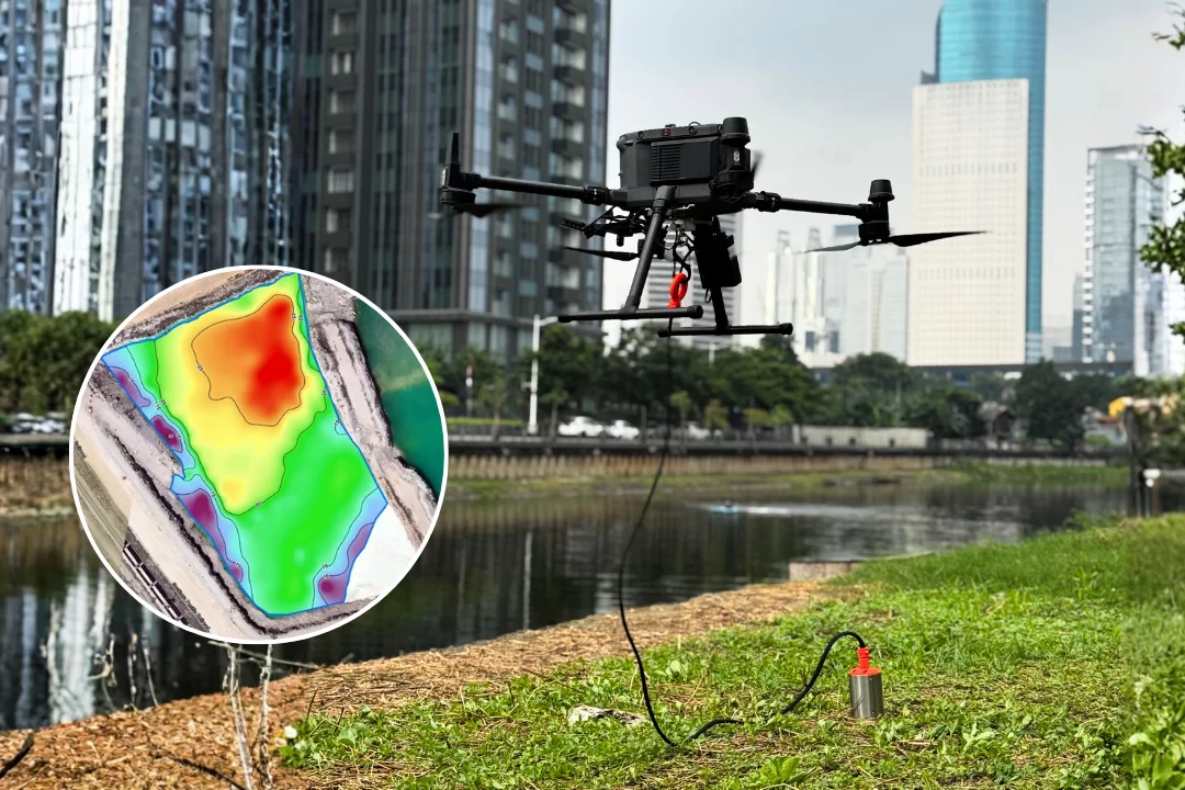 Survei batimetri dengan UAV (Drone)