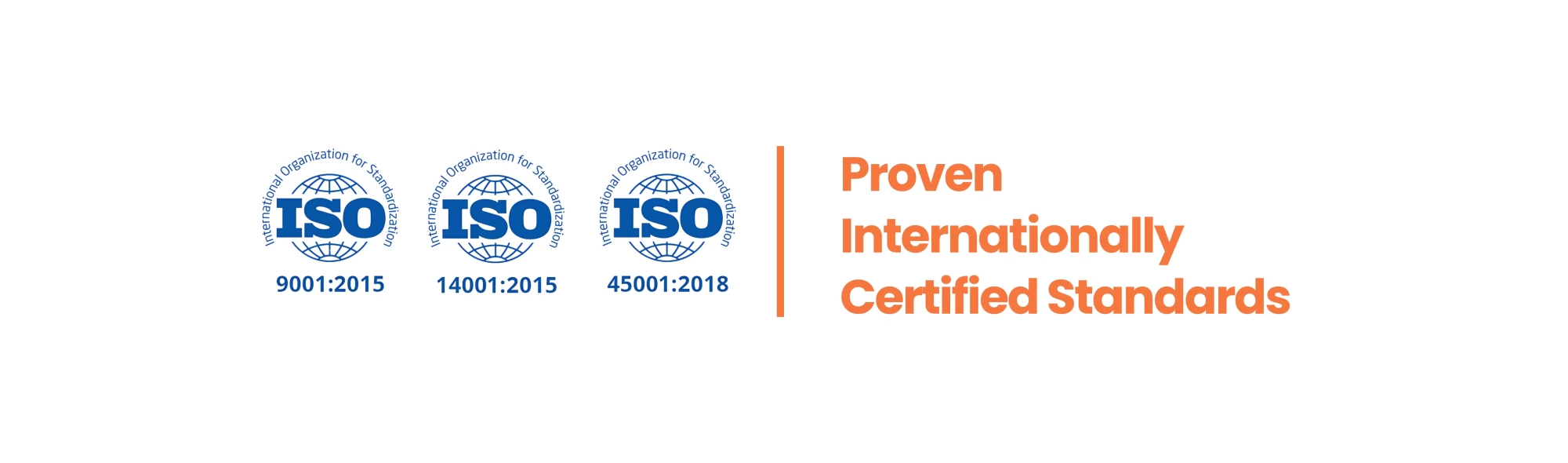 Proven Internationally Certified Standards