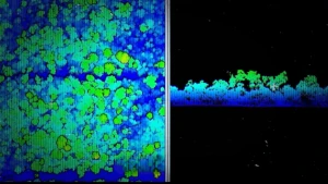 Hasil data sensor LiDAR SG130.